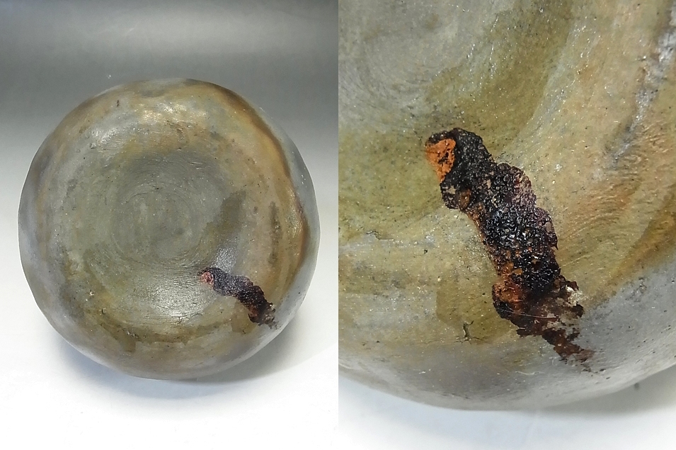 □備前焼 森陶山 桟切 湯沸かし 土瓶 ボーフラ 手造 作家物 □備前焼 森陶山 桟切 湯沸かし 土瓶 ボーフラ 手造 作家物