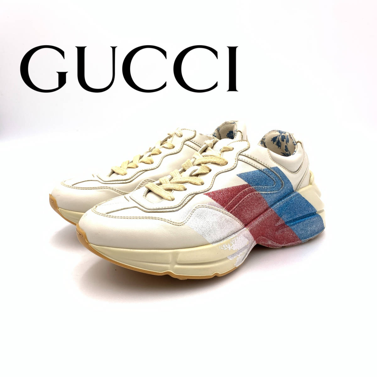 GUCCI グッチ ライトン サイドラメライン ダッド スニーカー size 36 1