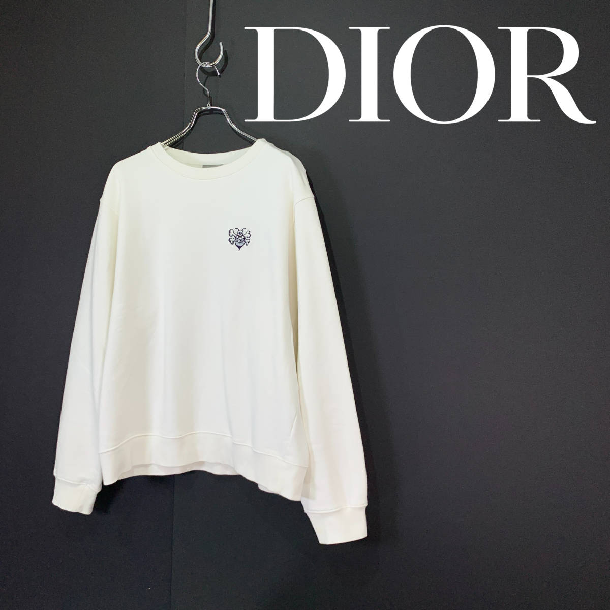 当店だけの限定モデル Stussy Shawn × Dior 2020AW ディオール 国内正規品 大きいサイズ XXL size トレーナー  スウェット 蜂刺繍 ステューシー ショーン × その他