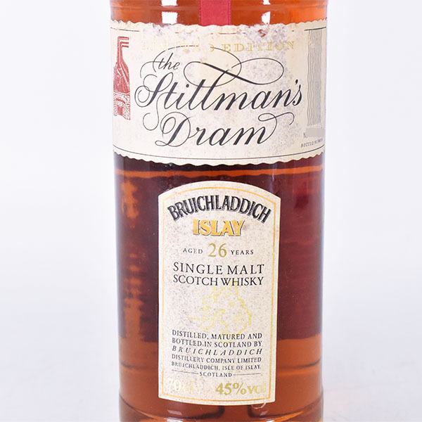 古酒★ブルイックラディ 26年 ザ スティルマンズ ドラム ※ 700ml 45% アイラ シングルモルト BRUICHLADDICH I250567 2
