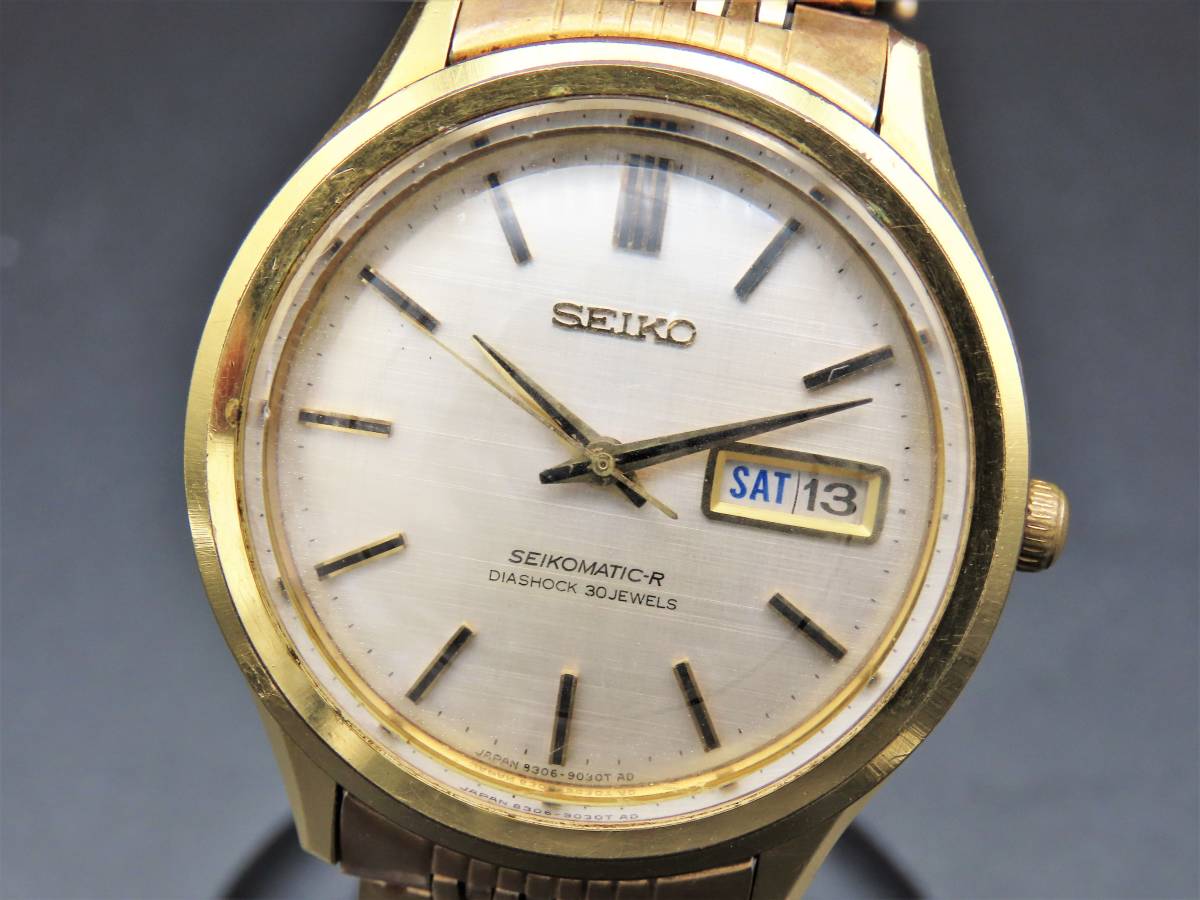 シルバーグレー サイズ 可動品 セイコー セイコーマチック ダイヤ