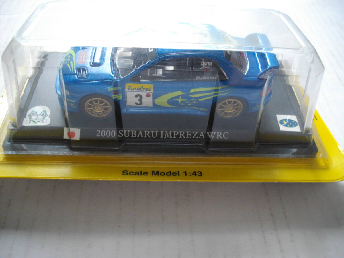 スバル、インプレッサWRC 2000 1/43サイズ_画像1