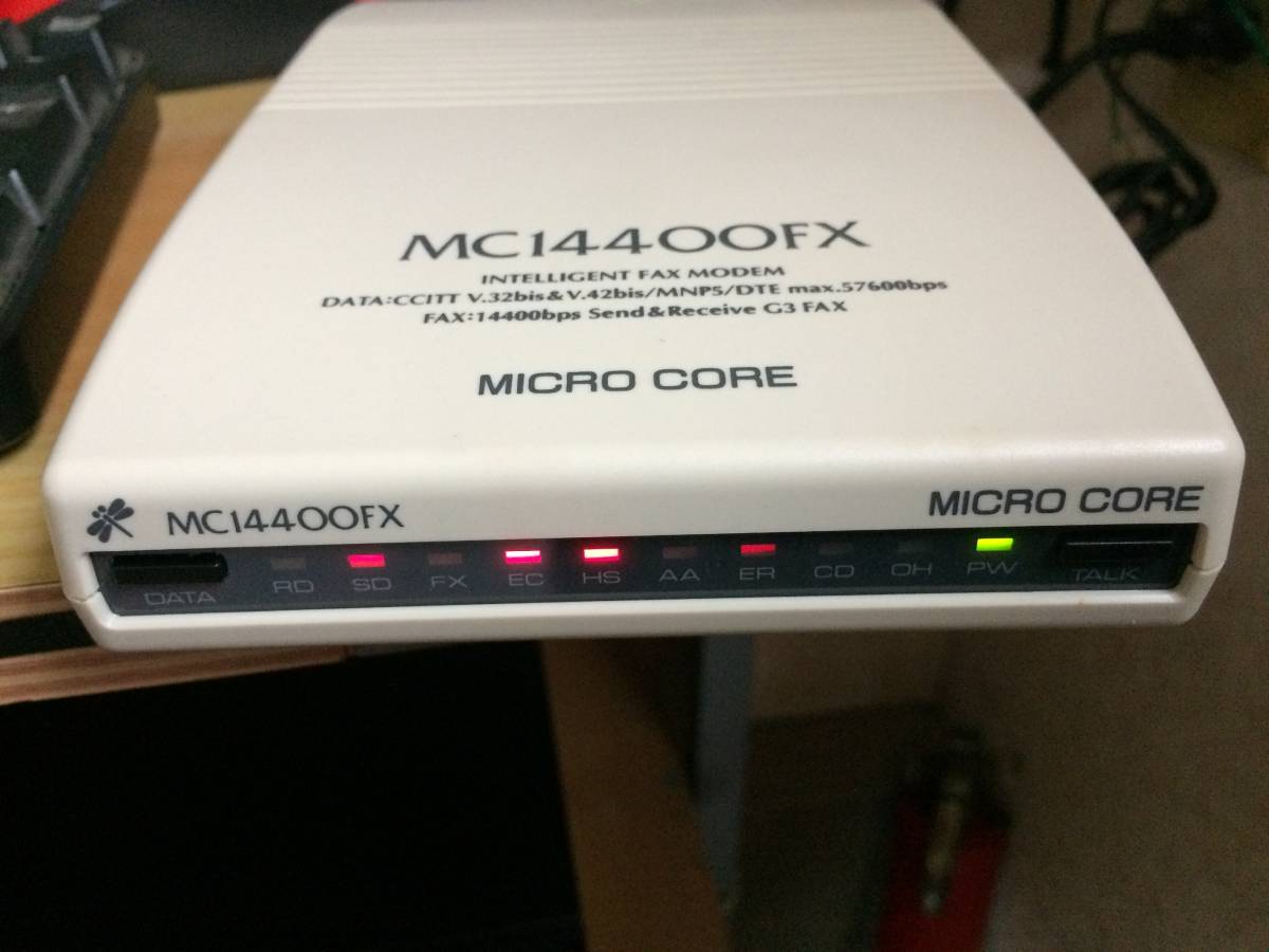 MICRO CORE マイクロコア FAXモデム  MC14400FXの画像8