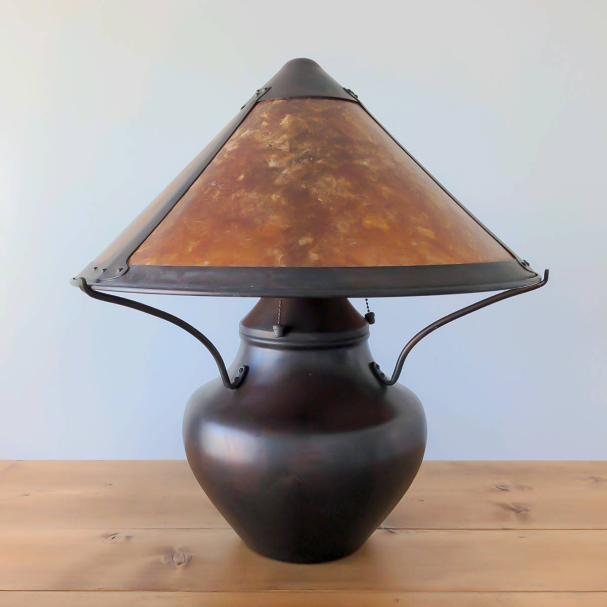 USA マイカランプ MICA LAMP 雲母ランプ テーブルランプ テーブル