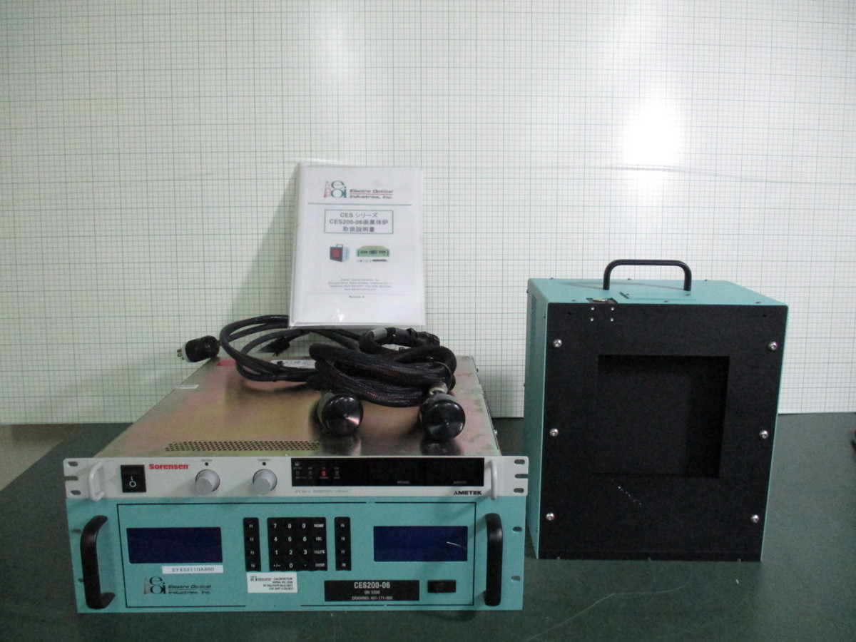 Electro Optical CES200-06 & 2520E Blackbody & Controller Xantrex XFR100-12 1200W DC Power Supply