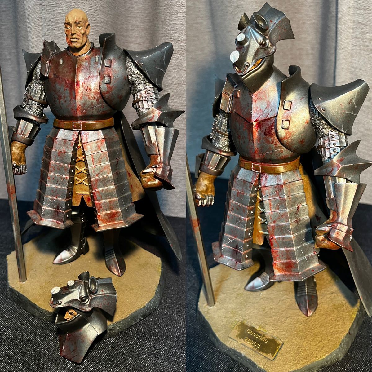 改造多数 血飛沫 ボスコーン1/10スケール ベルセルク リペイント 改造多数 血飛沫 ボスコーン1/10スケール ベルセルク リペイント