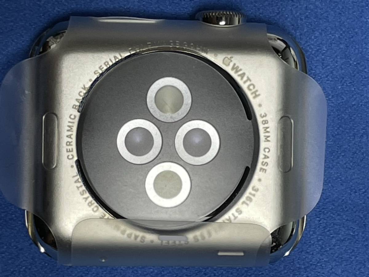 新品未使用　Apple Watch 316L ステンレススチール サファイアクリスタル 38mm アップルウォッチ_画像2