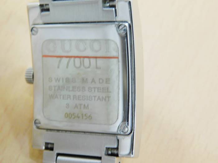 GUCCI グッチ 7700L レディース クォーツ 腕時計 電池交換済み(女性用 