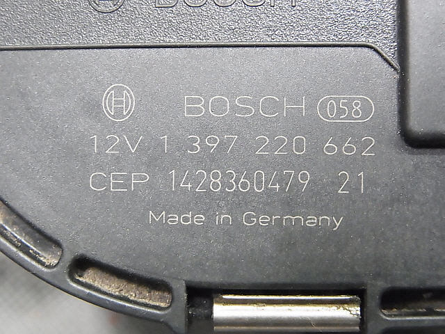H27年 VW ゴルフ7 DBA-AUCPT フロント ワイパーモーター リンク付 58451km 右ハンドル AU[ZNo:02007818]_画像2