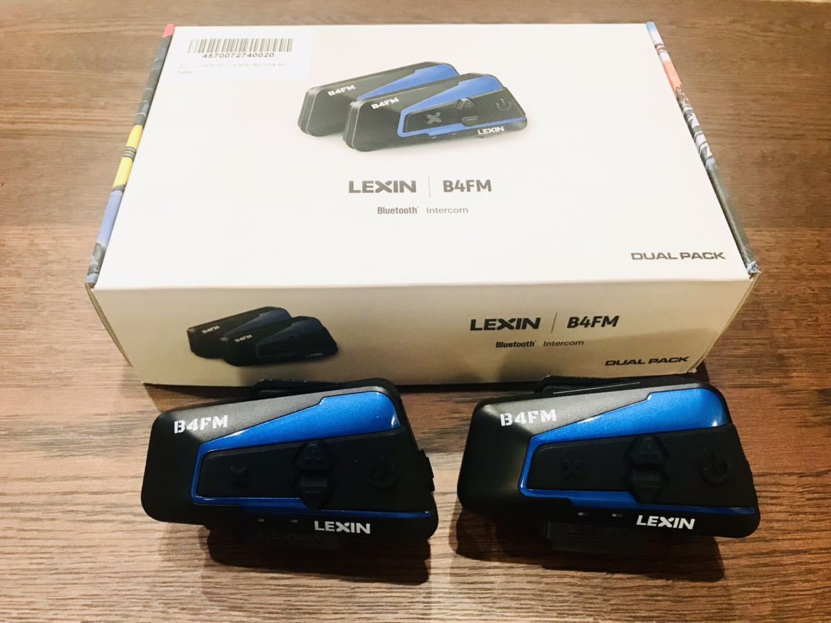 Yahoo!オークション - LEXIN LX-B4FM 2台セット バイクインカム日本...