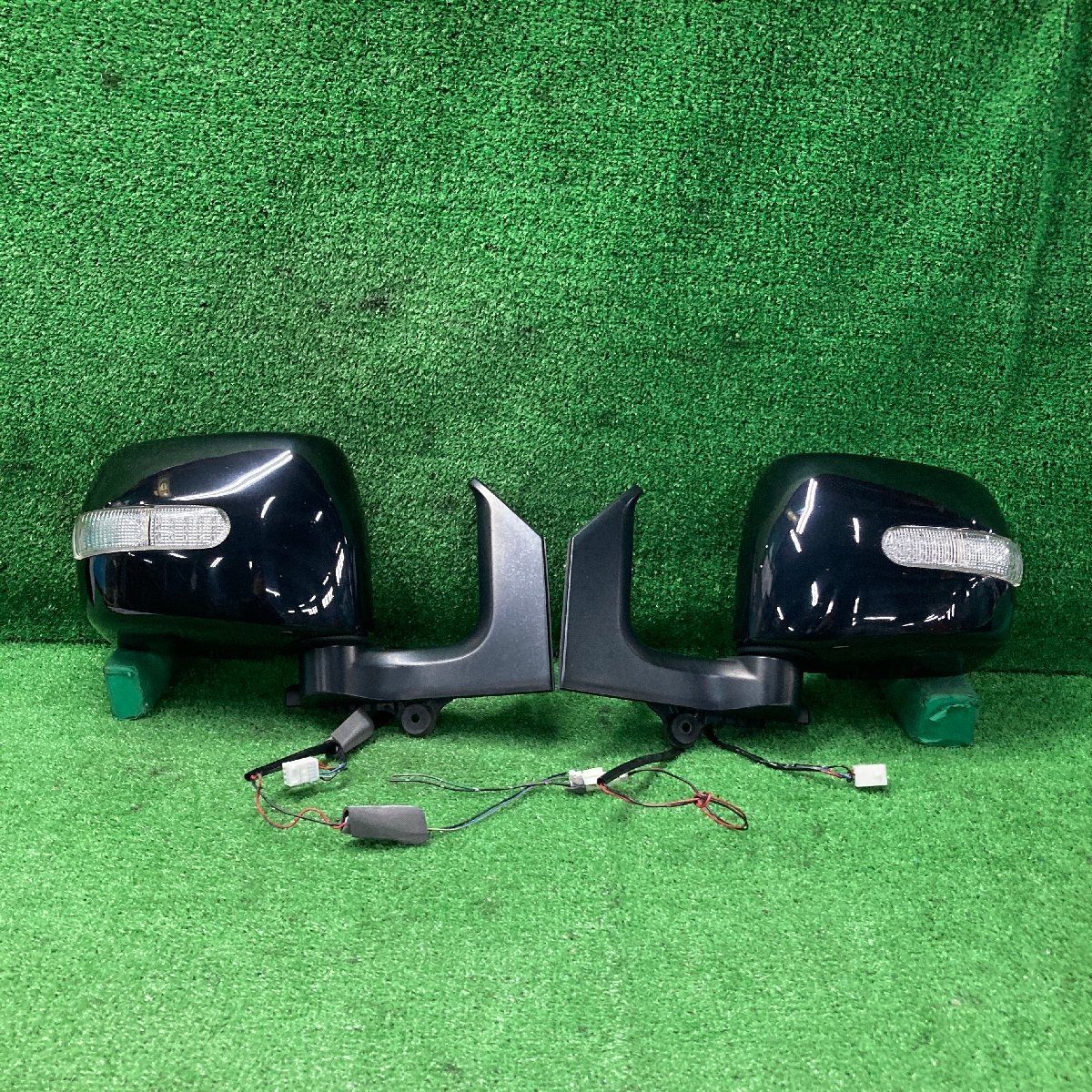 !! Wagon R RR-S limited MH21S left right door mirror side mirror ZJ3 black coupler 2 pieces 2P*5P winker with cover (W3549)!!