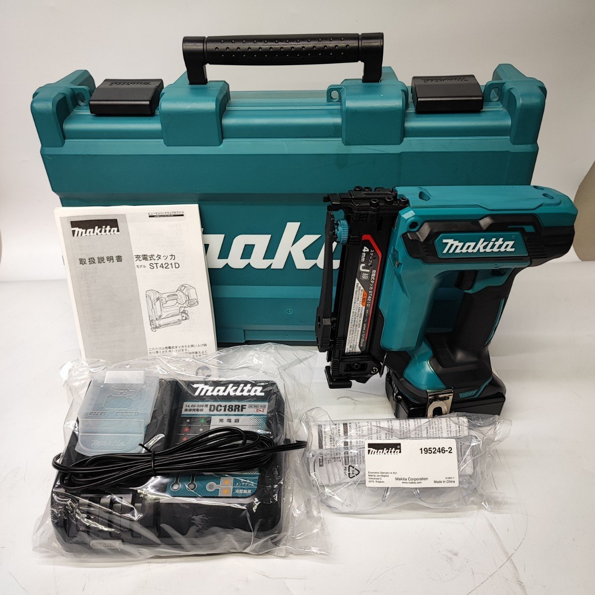 未使用品】マキタ makita 18V充電式タッカ ST421DRG J線 発送・店頭