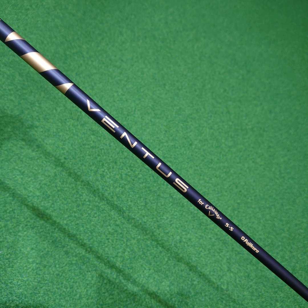 新品 未使用キャロウェイ スリーブ付 ベンタス ブラックゴールド for 5