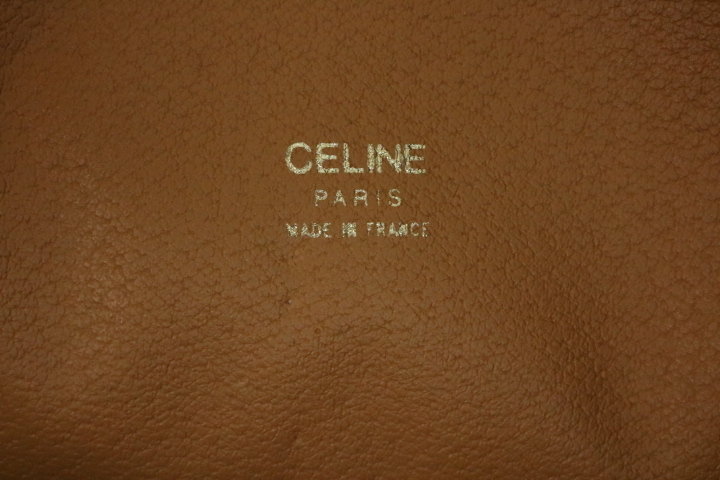 【美品】☆CELINE セリーヌ:マカダム トリオンフ 大型 トートバッグ 舟形 オールドセリーヌ/ヴィンテージ/大きい_画像9