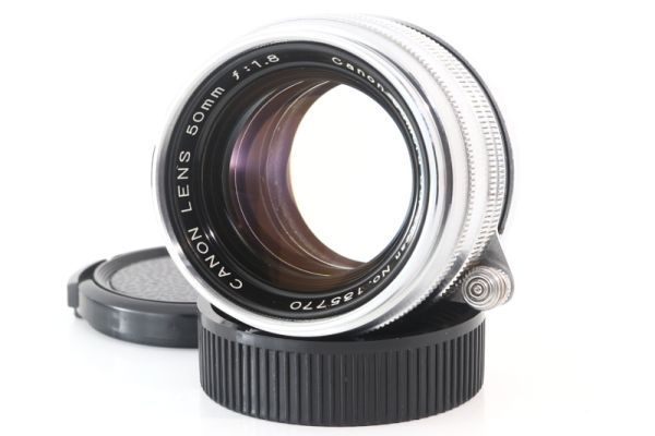Canon キャノン 50mm F/1.8 Leica Lマウントレンズ 単焦点 オールド
