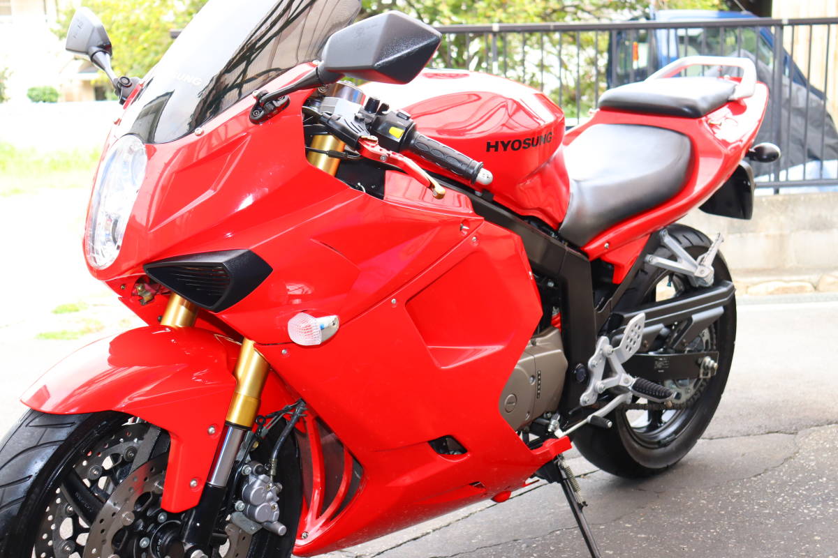 ☆ヒョースンGT250R☆快調!セル一発☆ヨシムラマフラー☆詳細画像多数