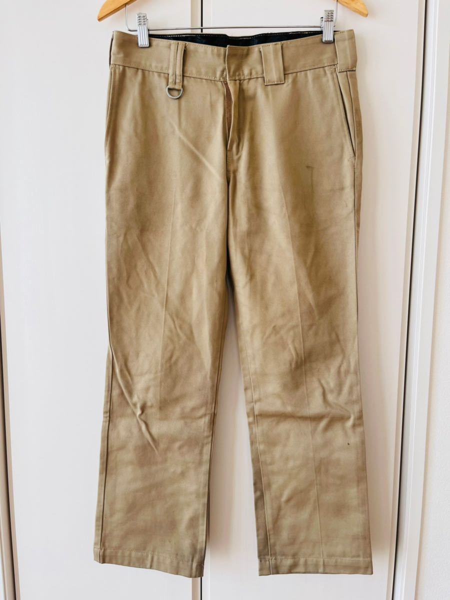 H662ch【Dickies ディッキーズ 】サイズ 30(M位)チノパンツ ベージュ ワークパンツ メンズ ストレートパンツ アメカジ メンズの画像1