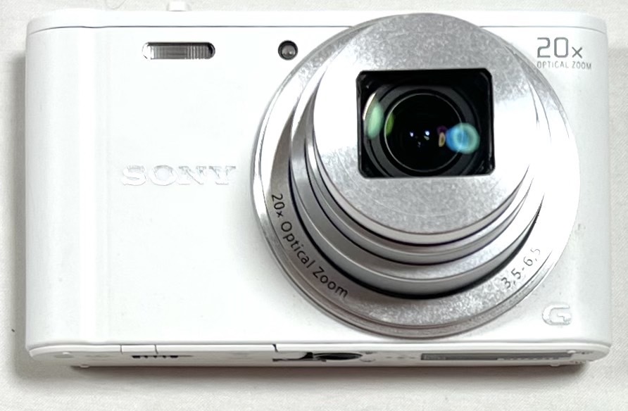 ☆ 送料無料 極美品 Sony ソニー デジタルカメラ DSC-WX350-W ホワイト Cyber-shot WX350 光学20倍_画像2