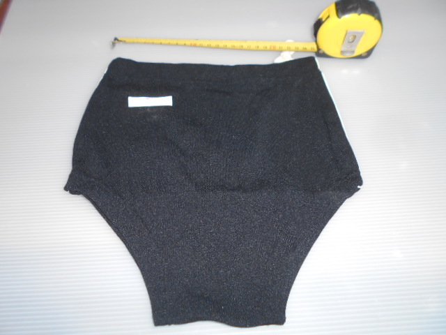 M black × white man .nichire sea water pants school swimsuit Showa Retro unused ... storage dirt 