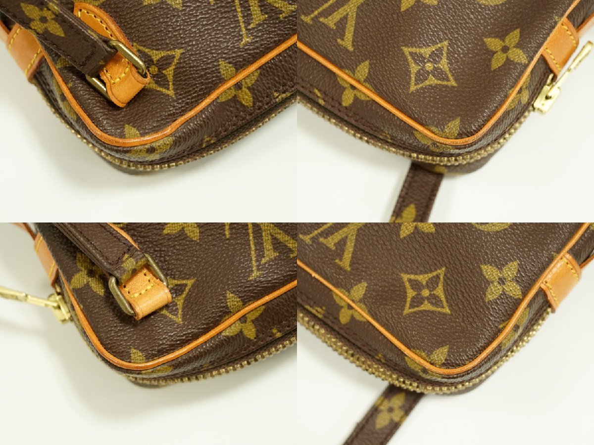 本物 ルイヴィトン LOUIS VUITTON LV ポシェットマルリー バンド