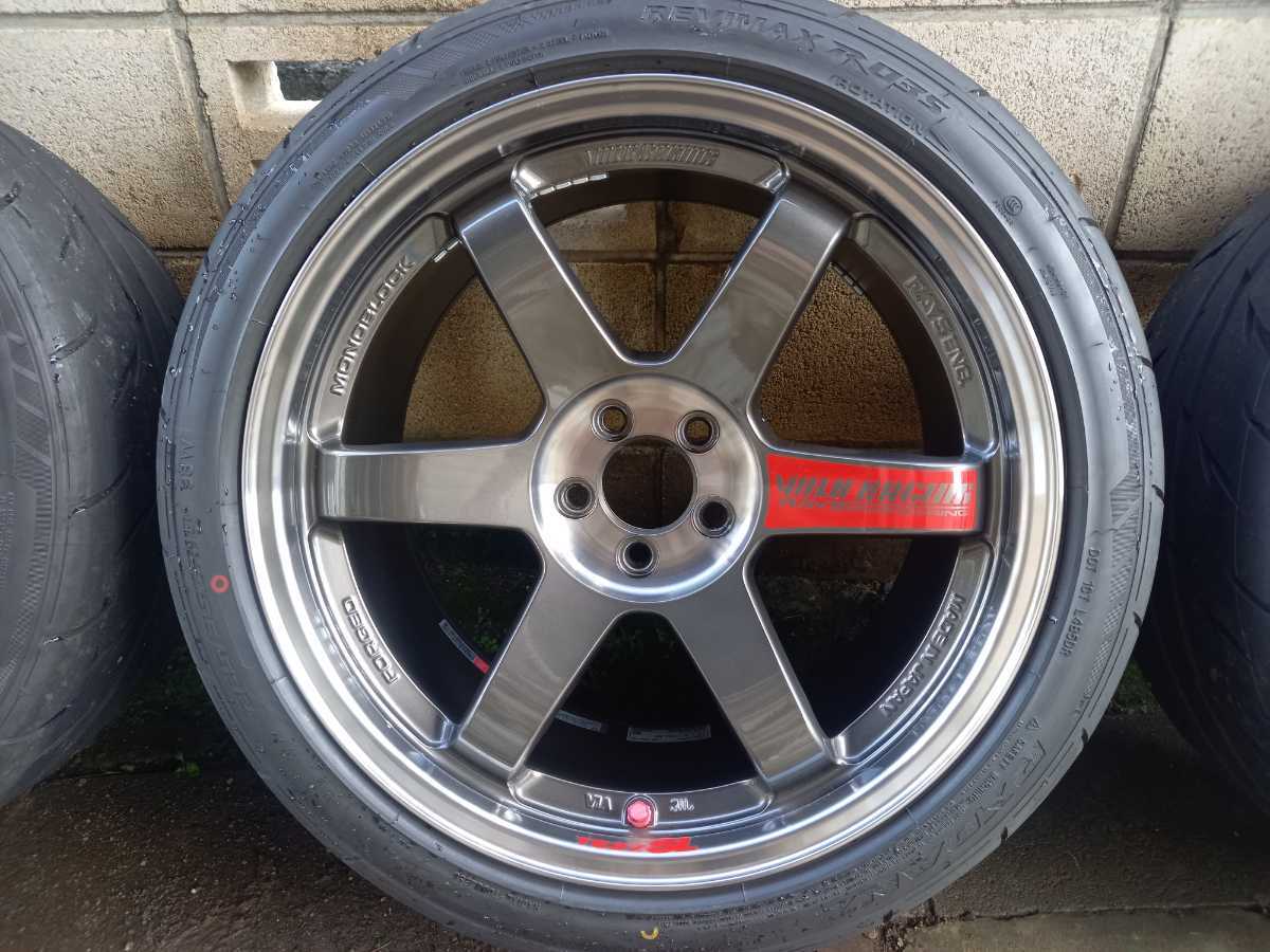RAYS VOLK RACING TE37 SL 18インチ 9.5J +45 PCD100 5H 4本 鍛造 86