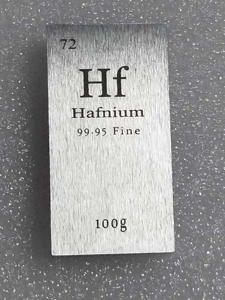 ハフニウム【Hf】100g 9995 インゴット レアメタル