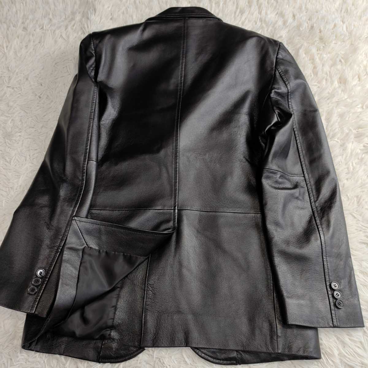 贅の極み 極 COMME CA ISM コムサイズム レザージャケット 革ジャン 販売販売 COMME CA ISM コムサイズム レザージャケット 豚革L(中古品)焦茶 レザージャケット