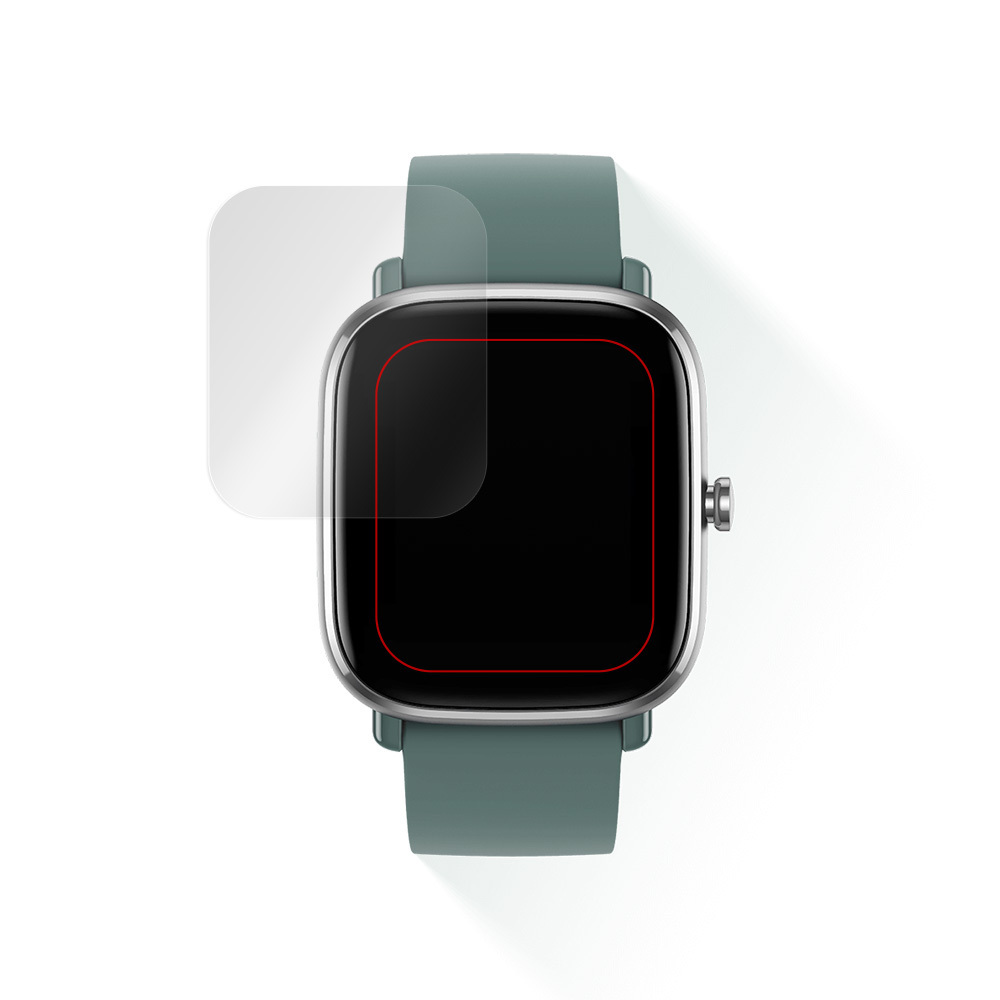 Amazfit GTS2 mini 保護 フィルム OverLay 9H Plus for Amazfit GTS 2 mini 9H 高硬度 低反射 アメーズフィット GTS2 ミニ_画像3