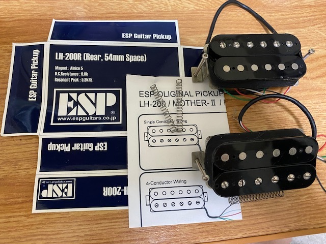 ヤフオク! - ESP LH-200 ブリッジ、ネックSET 1円スタート