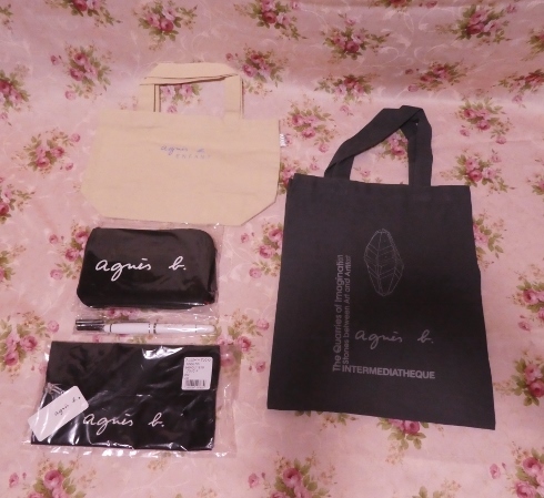  free shipping Agnes B pen case tote bag Tokyo university fountain pen multi case smartphone case new goods unused 