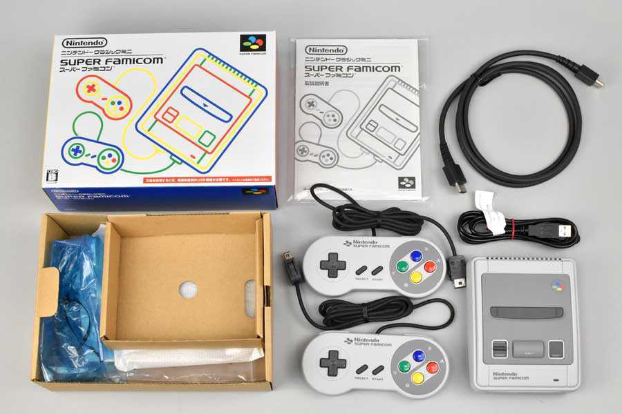 ニンテンドークラシックミニ スーパーファミコン 箱・説明書あり ニンテンドークラシックミニ スーパーファミコン 箱・説明書あり