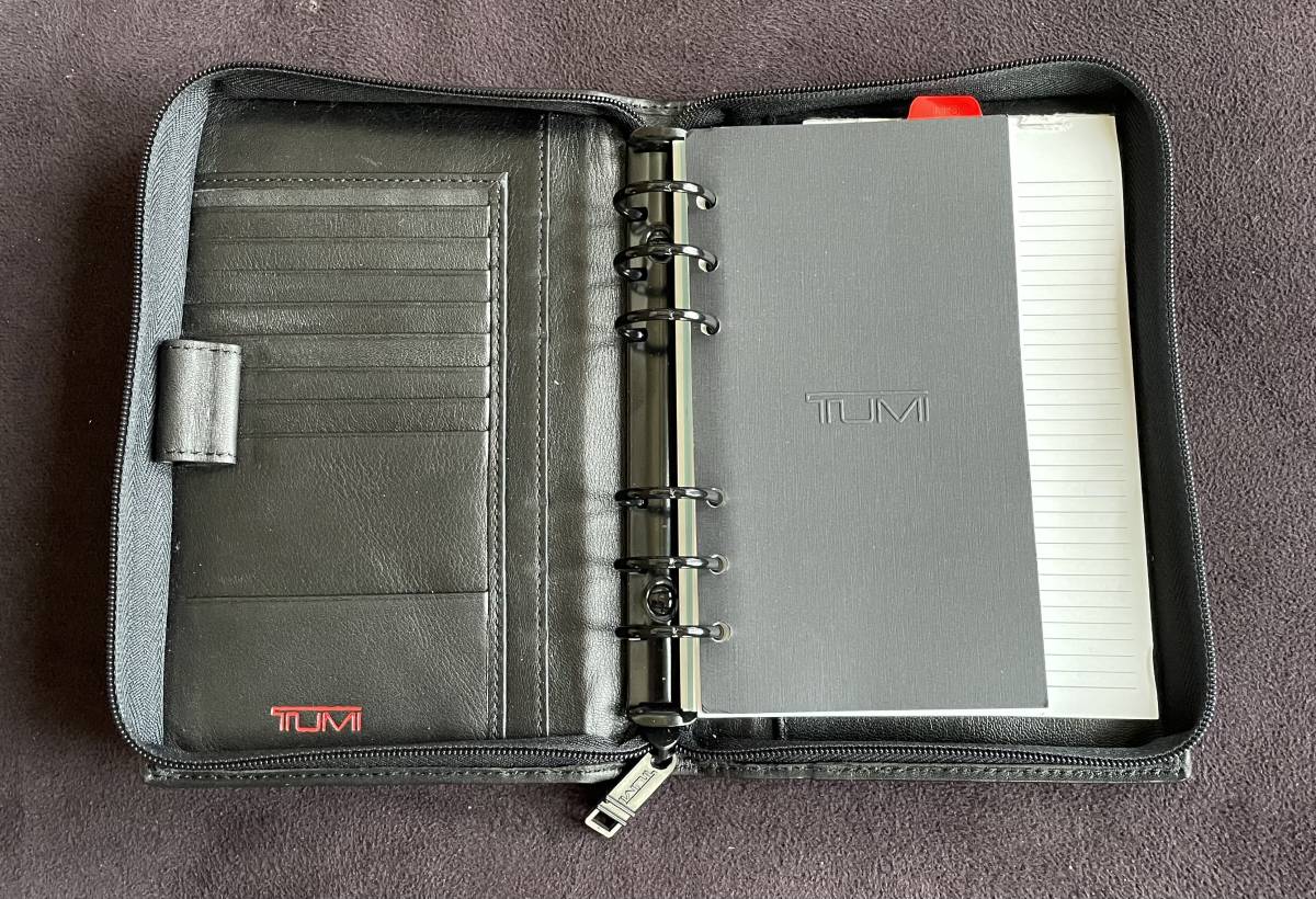 tumi バイブルサイズ システム手帳 おまけ付き - 手帳