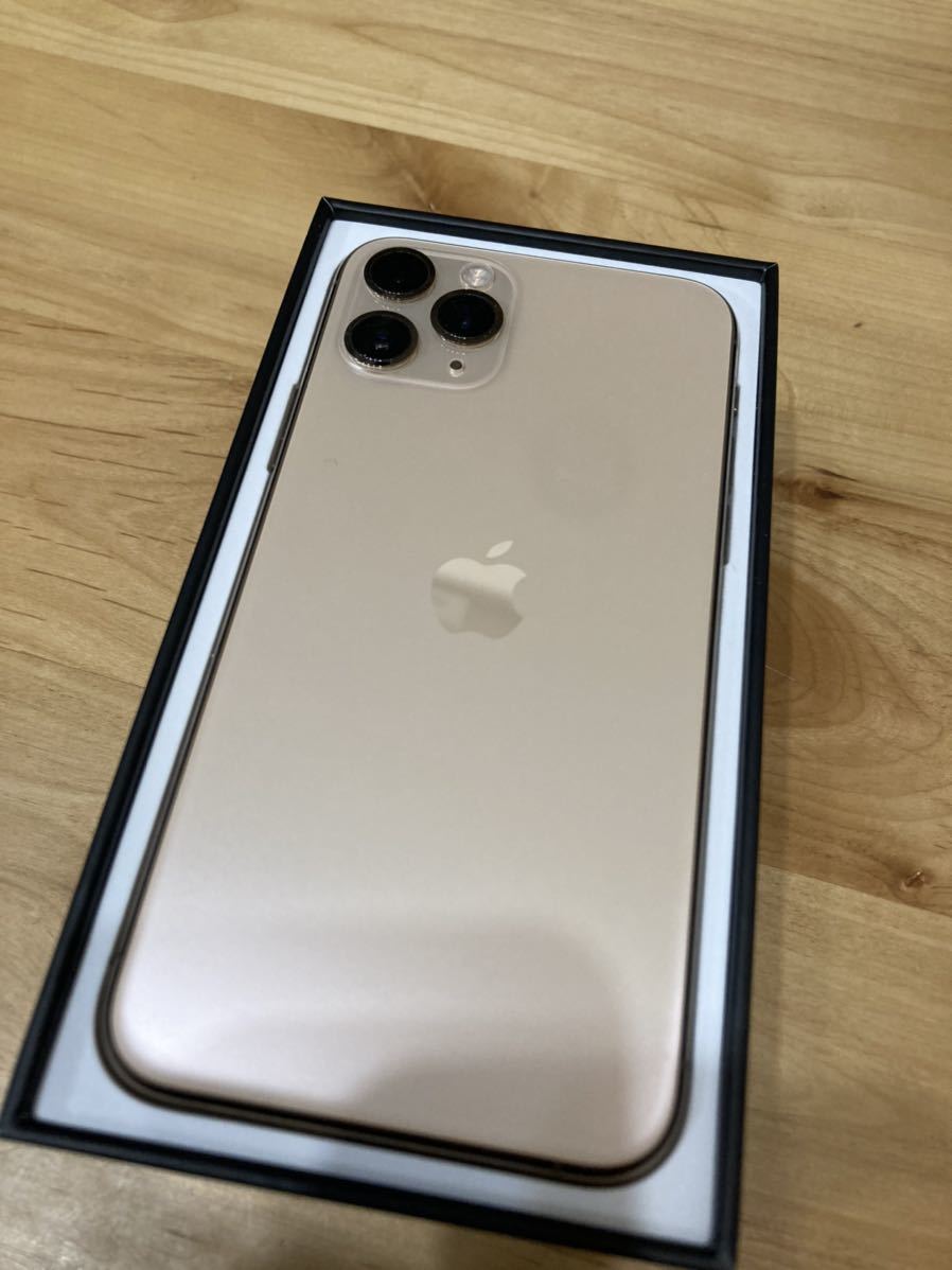 iPhone 11 pro 64GB ゴールドSIMフリー 送料無料 外箱,付属品あり