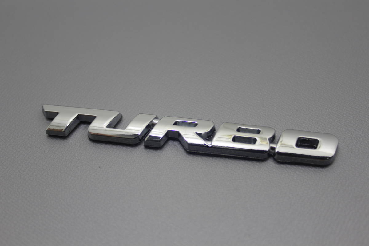 送料無料 　TURBO 　ターボ 3D　ポルシェ　PORSCHE　Turbo　エンブレム　_画像1