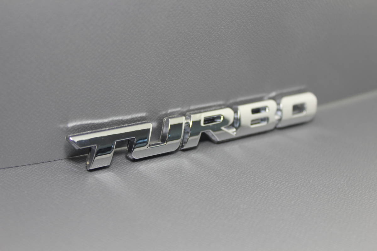 送料無料 　TURBO 　ターボ 3D　ポルシェ　PORSCHE　Turbo　エンブレム　_画像2