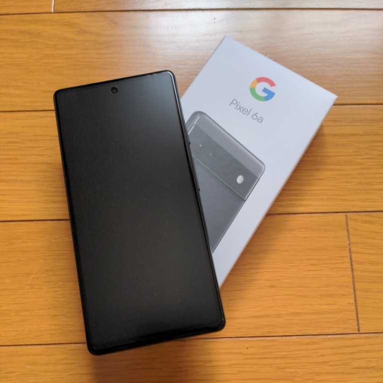 google Pixel 6a チャコール グーグルストア版 SIMフリー 付属品完備