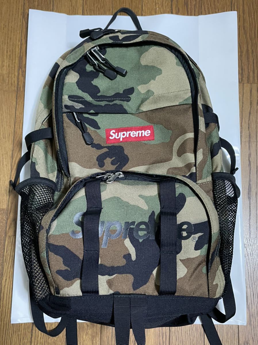 15ss Supreme Backpack Woodland Camoシュプリーム バックパック