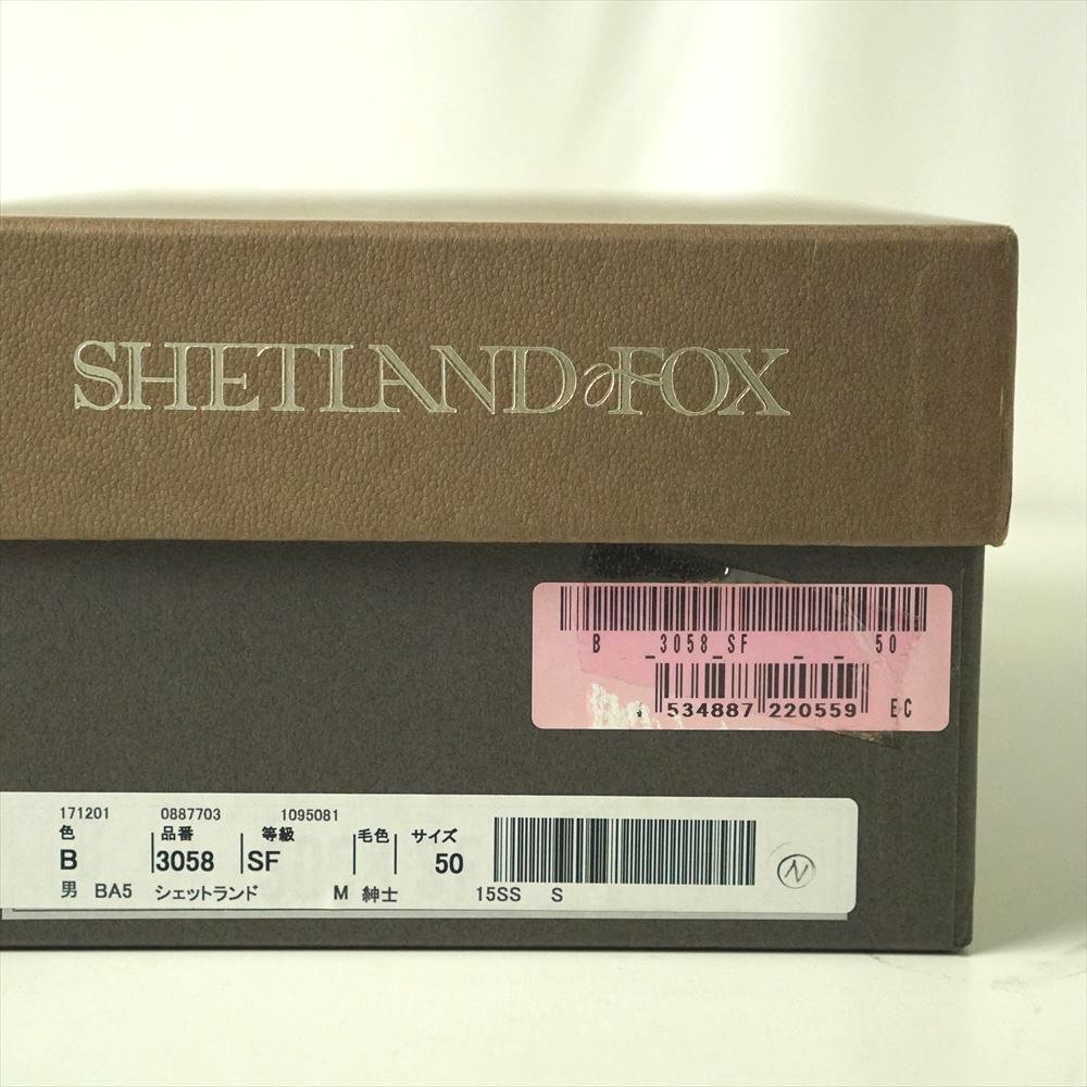 SHETLANDFOX シェットランドフォックス 3058 フルブローグ 革靴 レザーシューズ 黒 3058_画像9