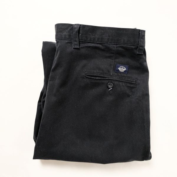 有名人芸能人】 Levi's DOCKERS ツータック スラックス ブラック 36 32