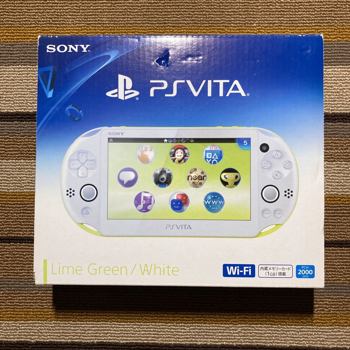 PS Vita ライムグリーン PCH-2000 Wi-Fiモデル - テレビゲーム