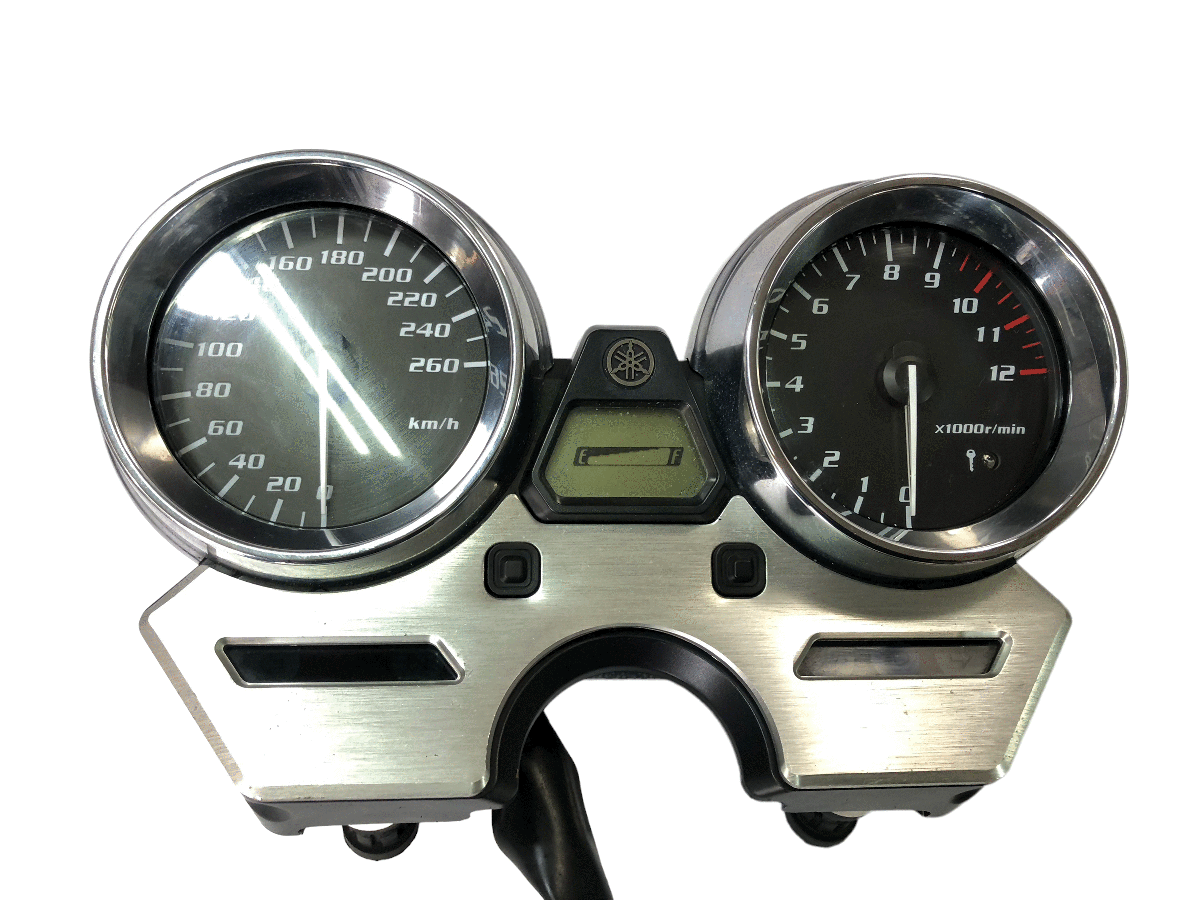 YAMAHA XJR1300 RP03J メーター 走行距離26876ｋｍ 美品良品 補修にも 作動OK（）2130-J7911