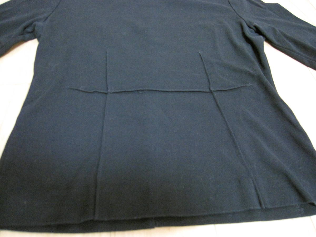 即決★シビラ【半袖カットソーTシャツ38M9】日本製・黒ブラック・イトキン・刺繍デザイントップス綿コットン100%の画像5