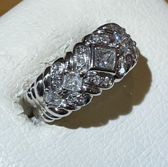☆Pt900 ダイヤ1.04ct-0.19ct付きリング☆ | normanhubbard.com