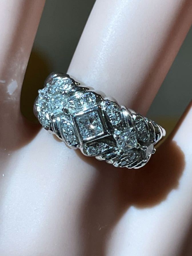 ☆Pt900 ダイヤ1.04ct-0.19ct付きリング☆ | normanhubbard.com
