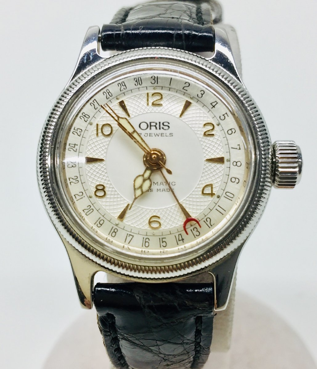 必見 ORIS オリス ビッククラウン ポインターデイト 7464 自動巻き 17