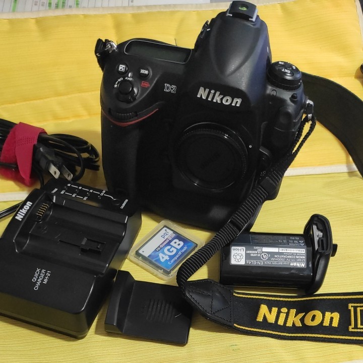 Nikon D3（ジャンク扱い）と付属品数点　画像確認！