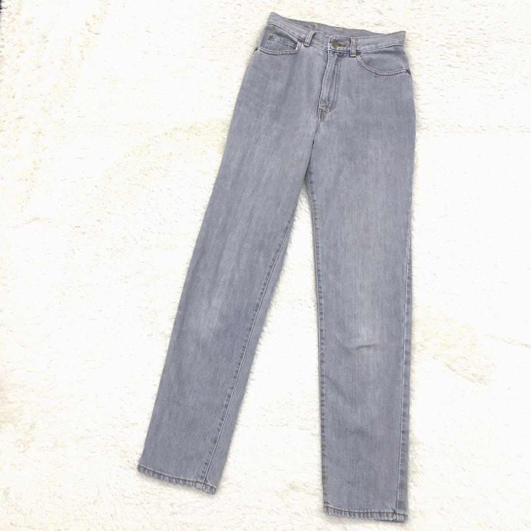 KENZO JEANS ケンゾー ジーンズ デニムパンツ 富士山ステッチ コットン レディース サイズ63cm 日本製 C-OY3571_画像3