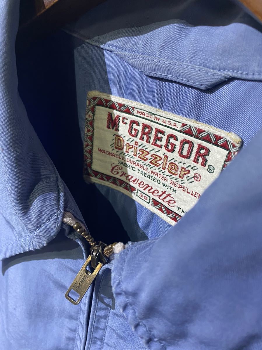 即決】50-60s McGREGOR drizzler jacket マクレガー ドリズラー
