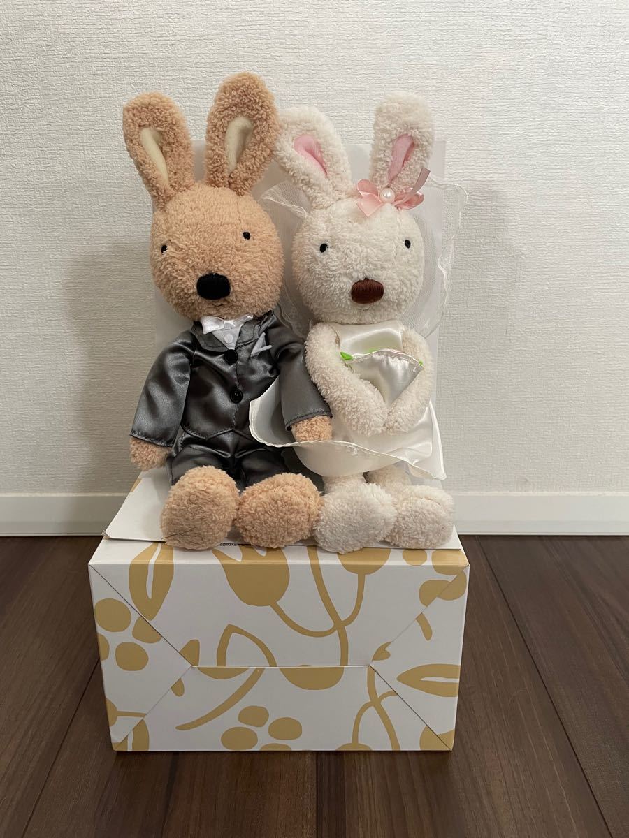 ル・シュクル ウエディングぬいぐるみ2 うさぎ le sucre ル・シュクル ウエディング ぬいぐるみ うさぎ|Yahoo