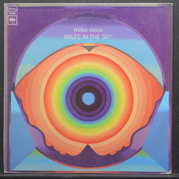 【米オリジナル】MILES DAVIS 片溝あり RARE 2EYEラベル MILES IN THE SKY マイルスデイヴィス COLUMBIA / WAYNE SHORTER / HERBIE HANCOCK_画像1